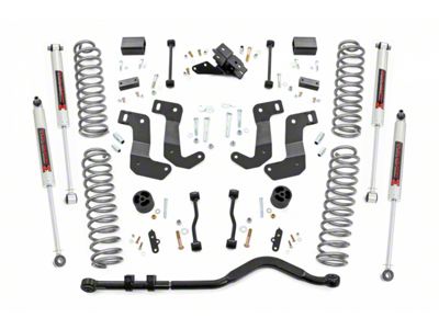 Rough Country 3.50-Inch Suspension Lift Kit with M1 Monotube Shocks (18-23 Jeep Wrangler JL, Excluding EcoDiesel & Rubicon 392)