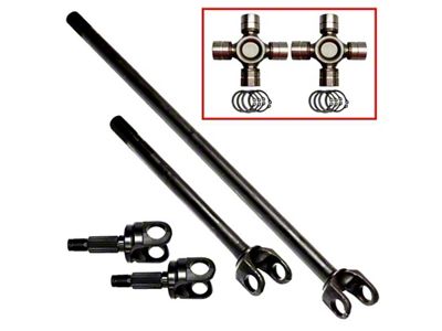 Nitro Gear & Axle Dana 44 Front Axle Upgrade Kit; 32/35-Spline (07-18 Jeep Wrangler JK Rubicon)
