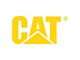 CAT 10-Inch Vinyl Decal; Yellow (Universal; Some Adaptation May Be Required)