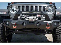 Body Armor 4x4 18-Inch Single Row Blackout LED Light Bar; Flood/Spot Beam (Universal; Some Adaptation May Be Required)