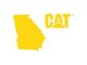 CAT 8-Inch Vinyl Decal; Yellow Georgia (Universal; Some Adaptation May Be Required)