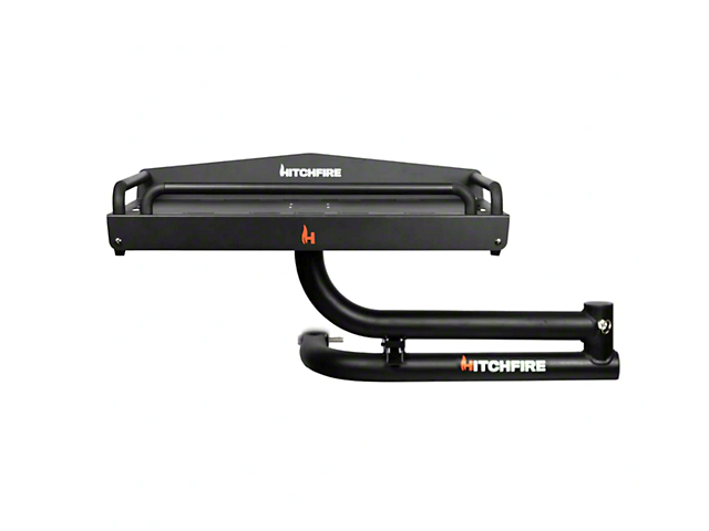 HitchFire The Ledge Propane Hitch Mounted Grill; Driver Side Swing (Universal; Some Adaptation May Be Required)