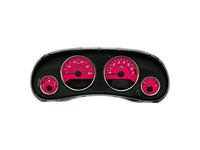 US Speedo Daytona Edition Gauge Face; MPH; Pink (15-18 Jeep Wrangler JK)
