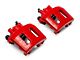 C&L Performance Front Brake Calipers; Red (90-06 Jeep Wrangler YJ & TJ)