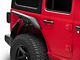 Air Design Racer High Top Fender Flares with Mud Flaps and DRL; Satin Black (18-24 Jeep Wrangler JL)