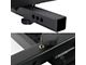 2-Inch Receiver Hitch Aluminum Rear Bumper Step; Black (Universal; Some Adaptation May Be Required)
