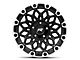 Rovos Wheels Guban Gloss Black Machined Wheel; 17x9 (07-18 Jeep Wrangler JK)