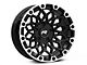 Rovos Wheels Guban Gloss Black Machined Wheel; 17x9 (07-18 Jeep Wrangler JK)