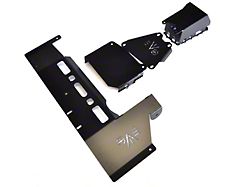 EVO Manufacturing ProTek Skid Plate System; Black (07-11 Jeep Wrangler JK w/ Automatic Transmission)