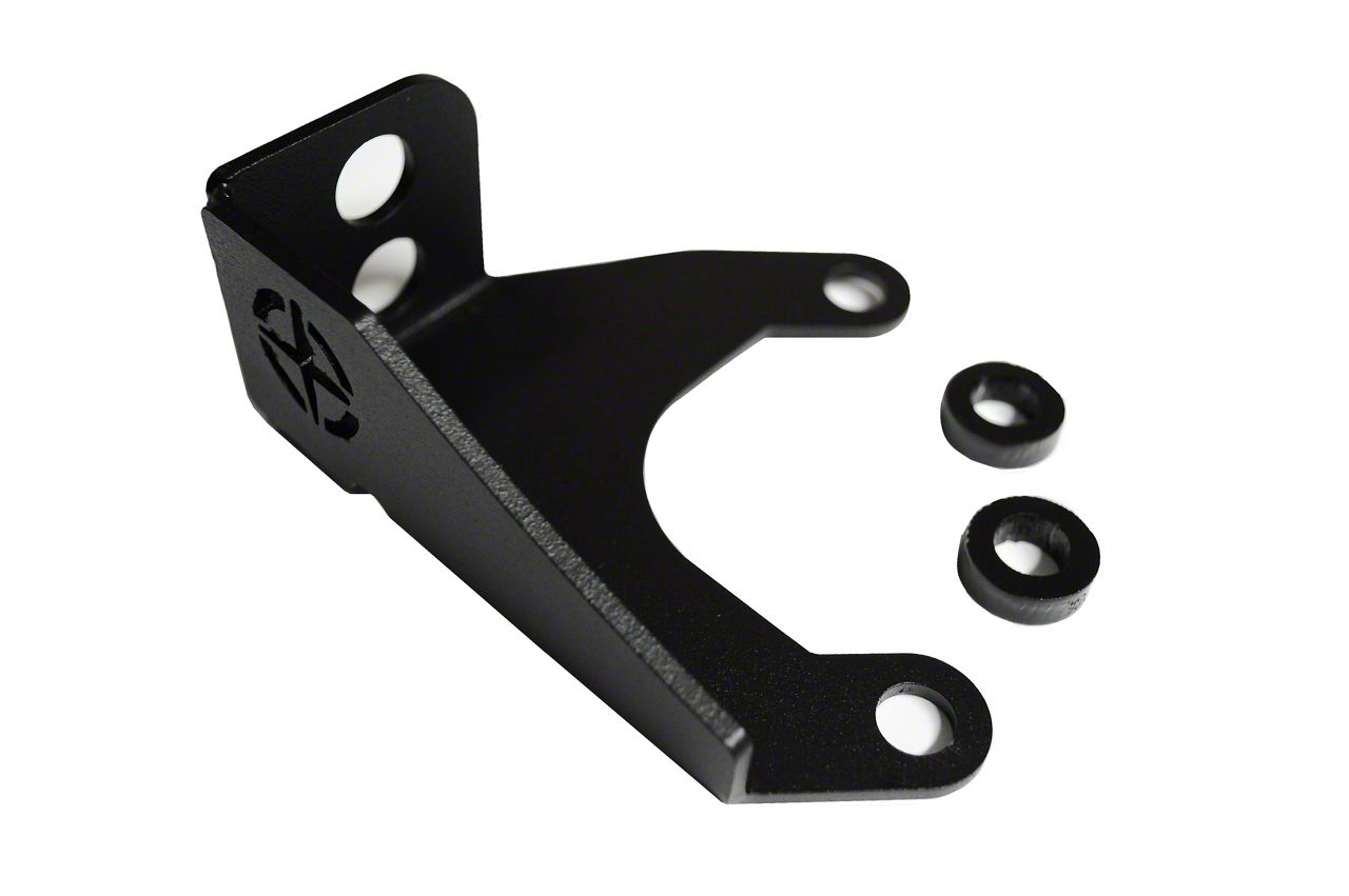 EVO Manufacturing Tailgate Antenna Mount; Driver Side; Black (07-18 Jeep Wrangler JK)