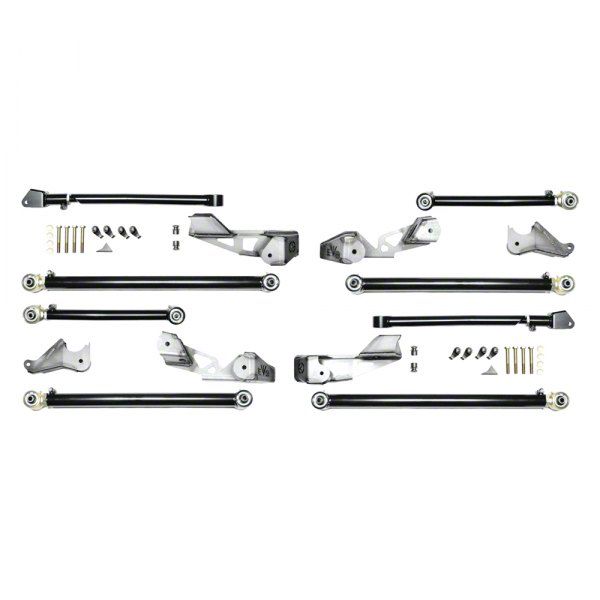 EVO Manufacturing High Clearance Front Long Arm Kit (20-23 3.0L EcoDiesel Jeep Wrangler JL)