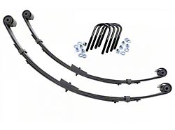 Rough Country Rear Leaf Springs with Military Wrap for 4-Inch Lift (87-95 Jeep Wrangler YJ)