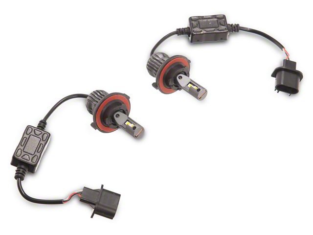 Raxiom Axial Series 4300K LED Headlight Bulbs; H13 (07-24 Jeep Wrangler JK & JL)