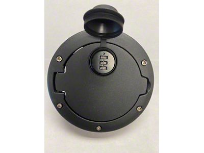 Locking Fuel Cover with Combination Lock (07-18 Jeep Wrangler JK)