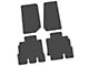 FLEXTREAD Factory Floorpan Fit Tire Tread/Scorched Earth Scene Front and Rear Floor Mats; Black (14-18 Jeep Wrangler JK 4-Door)