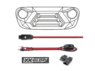 XK Glow XKchrome LED Grille Kit (07-18 Jeep Wrangler JK)
