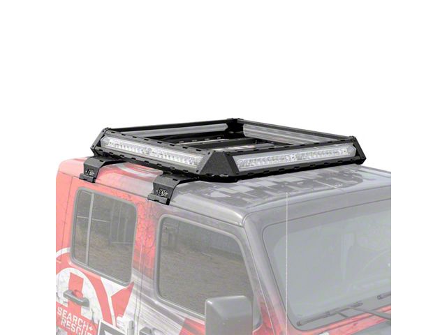XK Glow 36x36-Inch 360 Roof Rack Kit (20-24 Jeep Gladiator JT)