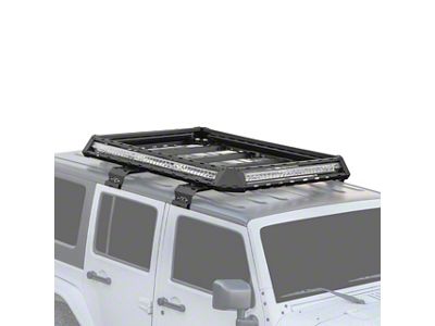 XK Glow 52x36-Inch 360 Roof Rack Kit (07-23 Jeep Wrangler JK & JL 4-Door)