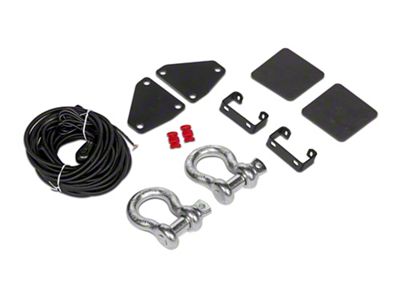 Jeep Licensed by RedRock Replacement Bumper Hardware Kit for J164980 Only (07-18 Jeep Wrangler JK)