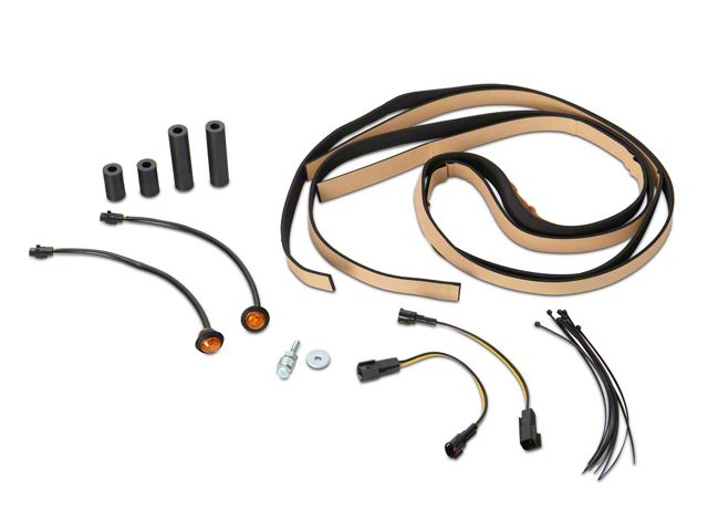 Jeep Licensed by RedRock Replacement Fender Flare Hardware Kit for J164978 Only (07-18 Jeep Wrangler JK)