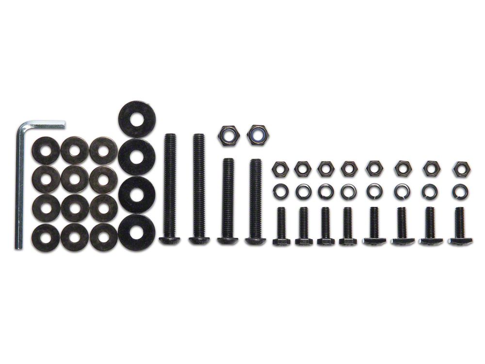 Barricade Replacement Roof Rack Traction Board Mount Hardware Kit for J163318 Only (1823 Jeep