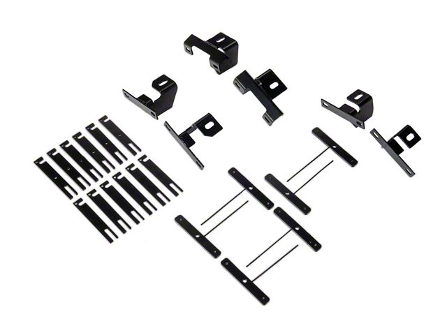 Deegan 38 Replacement Side Step Bar Hardware Kit for J133629-JL Only (18-24 Jeep Wrangler JL 4-Door)