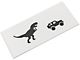 SpeedForm Trex and Vehicle Silhouette Decal; Gloss Black (Universal; Some Adaptation May Be Required)