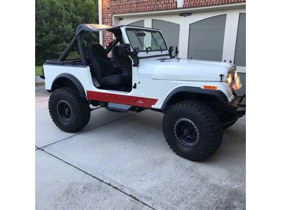 Wizard Works Offroad Rock Sliders with No Tubing; Bare Steel (87-95 Jeep Wrangler YJ)