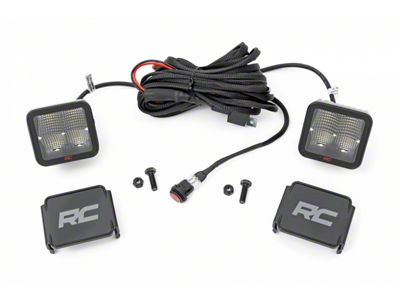 Rough Country 2-Inch Spectrum Series LED Cube Lights; Flood Beam (Universal; Some Adaptation May Be Required)