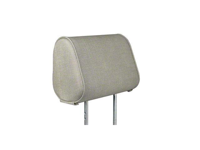 The Headrest Safe Co. Headrest Safe; Passenger Side; Light Gray; Cloth Cover (Universal; Some Adaptation May Be Required)