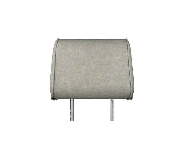 The Headrest Safe Co. Matching Companion Headrest; Driver Side; Light Gray; Cloth Cover (Universal; Some Adaptation May Be Required)