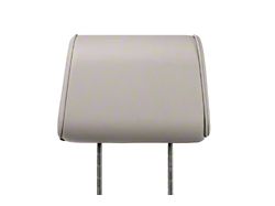 The Headrest Safe Co. Matching Companion Headrest; Driver Side; Light Gray; Vinyl Cover (Universal; Some Adaptation May Be Required)