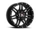 DX4 Wheels 7S Flat Black Wheel; 20x10 (11-21 Jeep Grand Cherokee WK2)