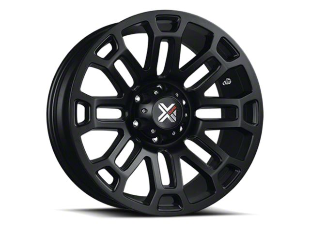 DX4 Wheels BOOST Flat Black Wheel; 20x9 (18-24 Jeep Wrangler JL)