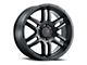 DX4 Wheels DYNO Flat Black Wheel; 18x8 (11-21 Jeep Grand Cherokee WK2)