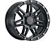 DX4 Wheels REBEL Flat Black Wheel; 17x8.5 (07-18 Jeep Wrangler JK)