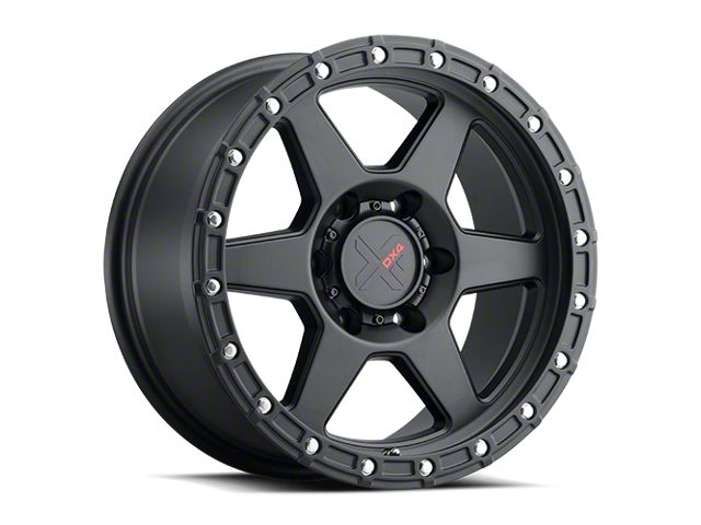 DX4 Wheels RECON Flat Black Wheel; 17x8.5 (20-24 Jeep Gladiator JT)