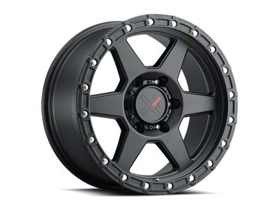 DX4 Wheels RECON Flat Black Wheel; 17x8.5 (20-23 Jeep Gladiator JT)