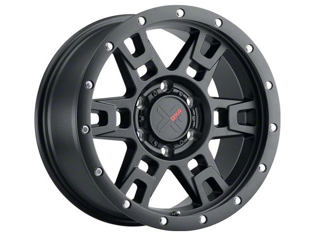 DX4 Wheels TERRAIN Flat Black Wheel; 17x8.5 (18-24 Jeep Wrangler JL)