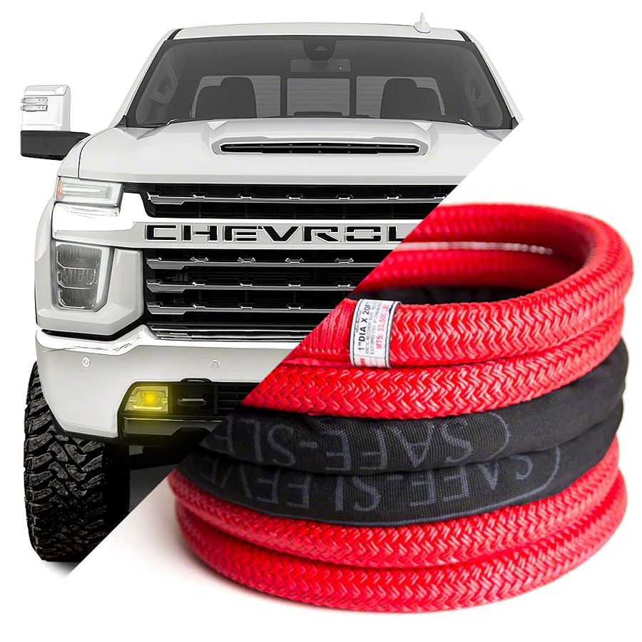 Tow Rope (Braided) - Yellow - 3 Tonne - KMC Car Parts