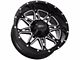 Impact Wheels 810 Gloss Black Milled Wheel; 17x9 (07-18 Jeep Wrangler JK)