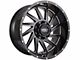 Impact Wheels 811 Gloss Black Milled Wheel; 17x9 (87-95 Jeep Wrangler YJ)