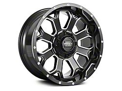 Impact Wheels 819 Matte Black Milled Wheel; 17x9 (84-01 Jeep Cherokee XJ)