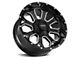 Impact Wheels 819 Matte Black Milled Wheel; 17x9 (20-24 Jeep Gladiator JT)