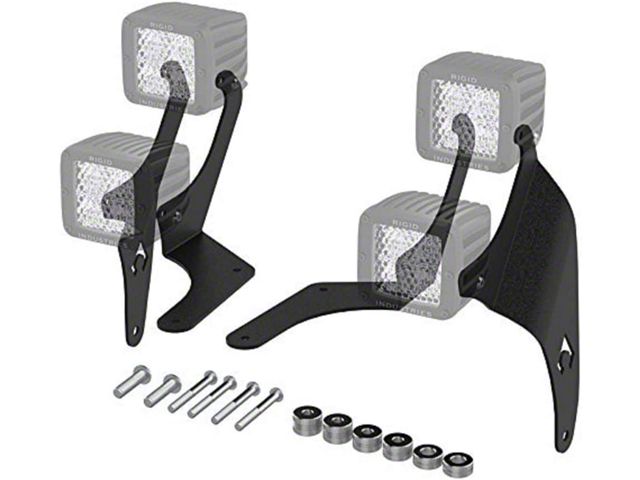 Artec Industries A-Pillar Dual LED Cube Light Mounts (20-24 Jeep Gladiator JT, Excluding Mojave)