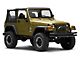 Jeep Licensed by RedRock Double Tubular Front Bumper with Classic Over-Rider Hoop and Jeep Logo; Textured Black (87-06 Jeep Wrangler YJ & TJ)