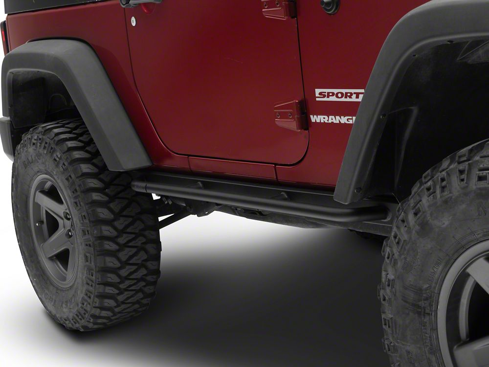 Jeep Licensed By Redrock Enhanced Rubi Rails With Jeep Logo Textured