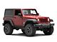 Jeep Licensed by RedRock Enhanced Rubi Rails with Jeep Logo; Textured Black (07-18 Jeep Wrangler JK 2-Door)