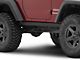 Jeep Licensed by RedRock Rubi Rails with Jeep Logo; Textured Black (07-18 Jeep Wrangler JK 2-Door)