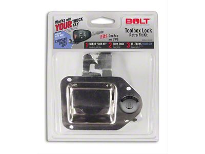 BOLT Lock Toolbox Latch Retro-Fit Kit for Double Cut Keys